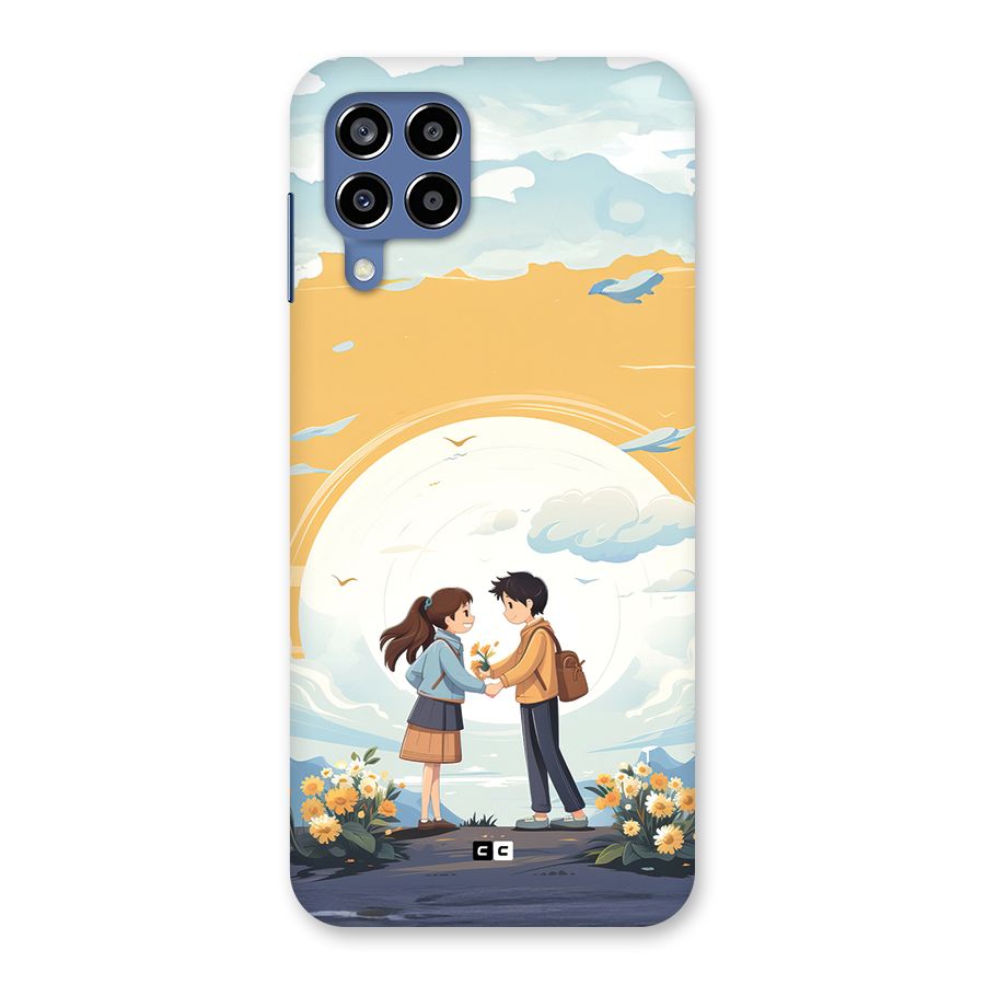 Teenage Anime Couple Back Case for Galaxy M53 5G