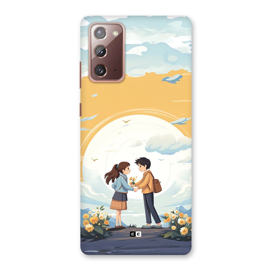 Teenage Anime Couple Back Case for Galaxy Note 20