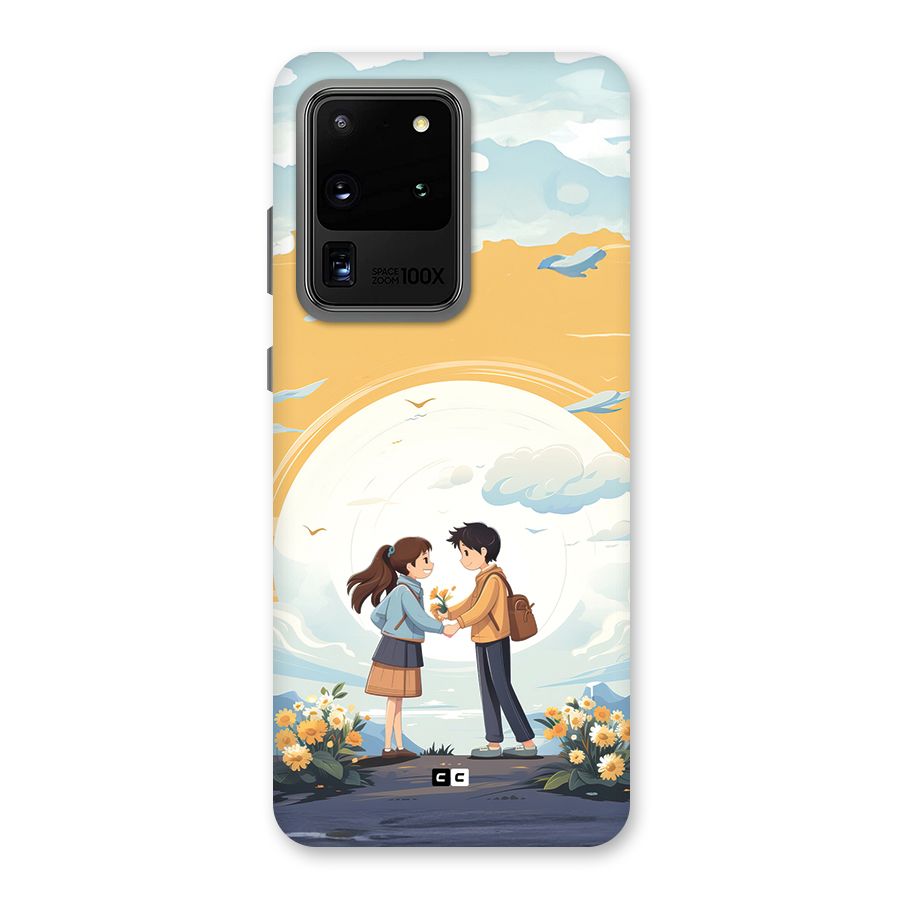 Teenage Anime Couple Back Case for Galaxy S20 Ultra