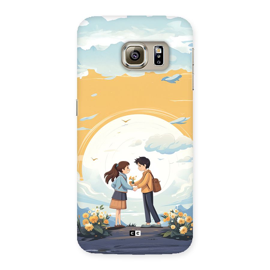 Teenage Anime Couple Back Case for Galaxy S6 edge