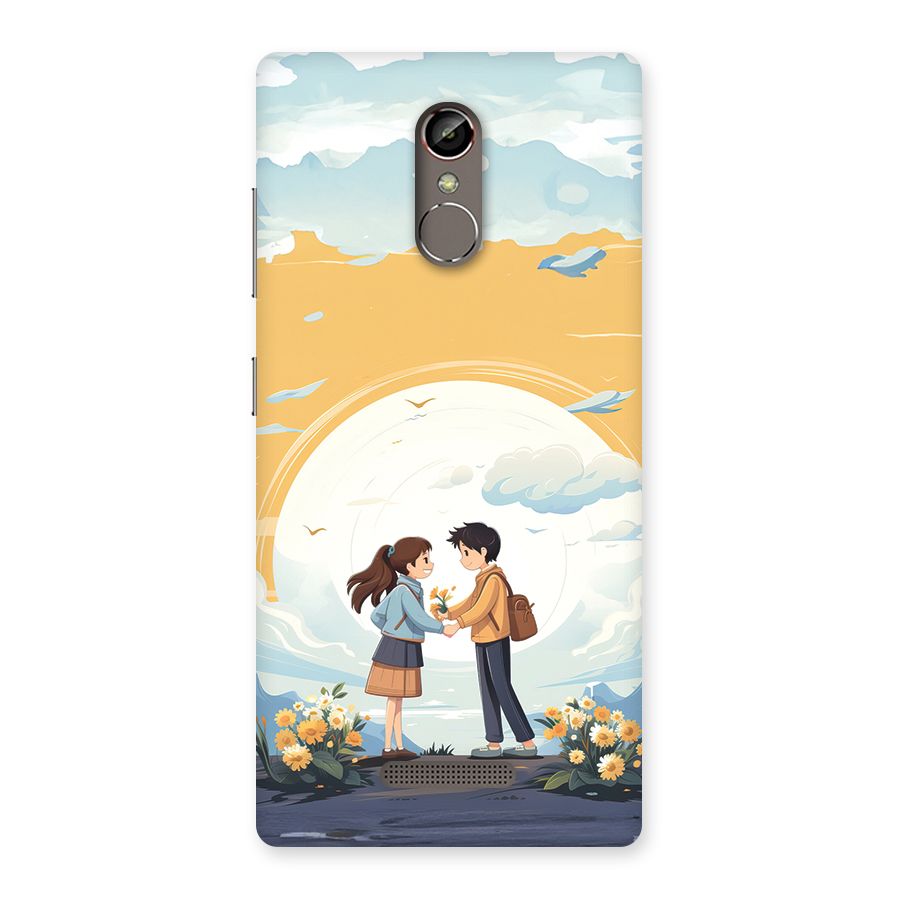 Teenage Anime Couple Back Case for Gionee S6s