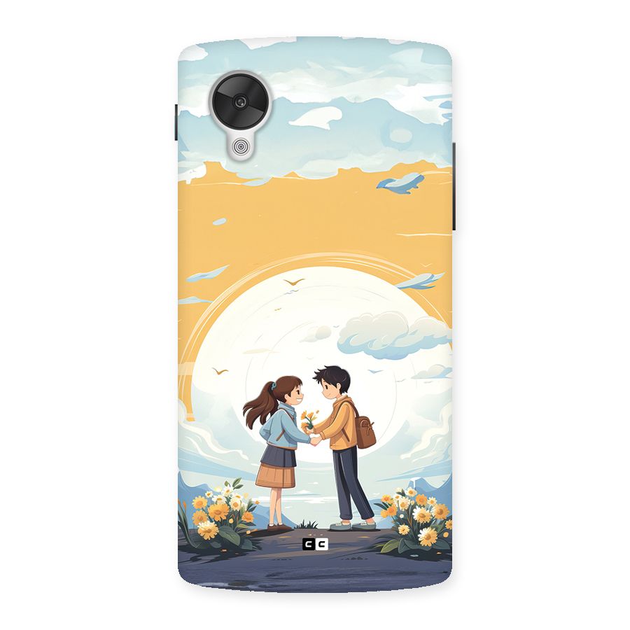 Teenage Anime Couple Back Case for Google Nexus 5