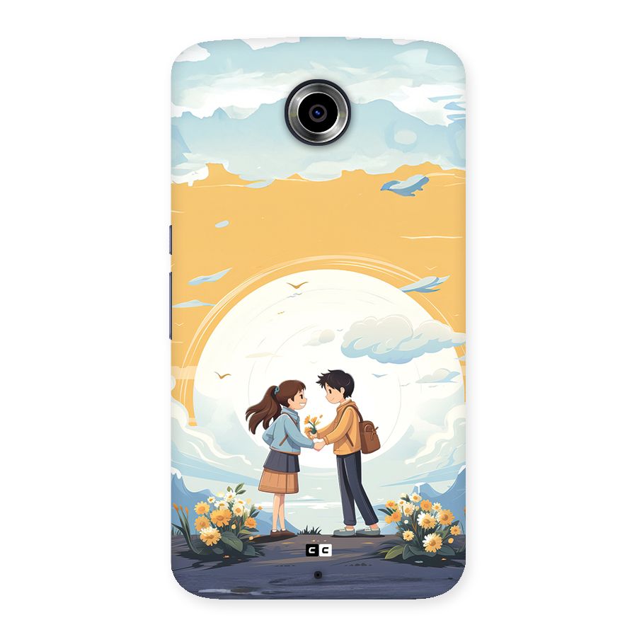 Teenage Anime Couple Back Case for Google Nexus 6