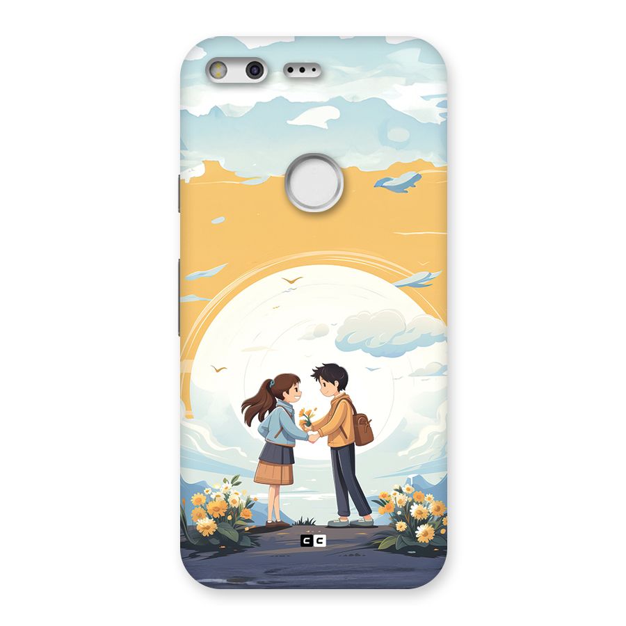 Teenage Anime Couple Back Case for Google Pixel