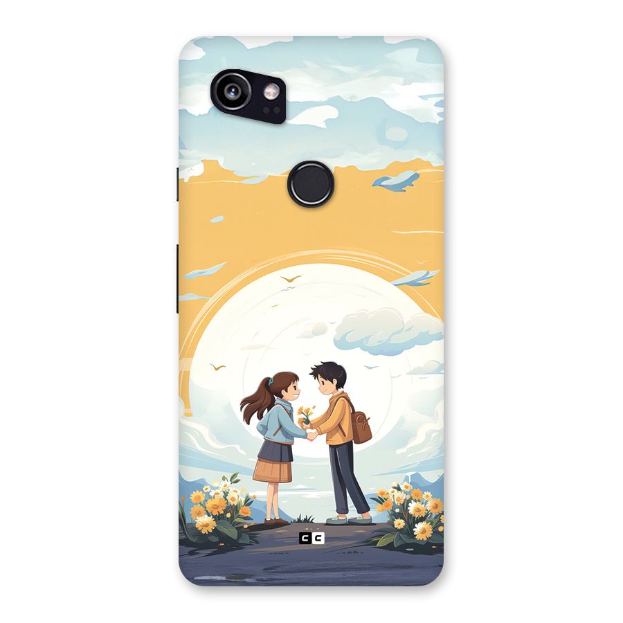 Teenage Anime Couple Back Case for Google Pixel 2 XL