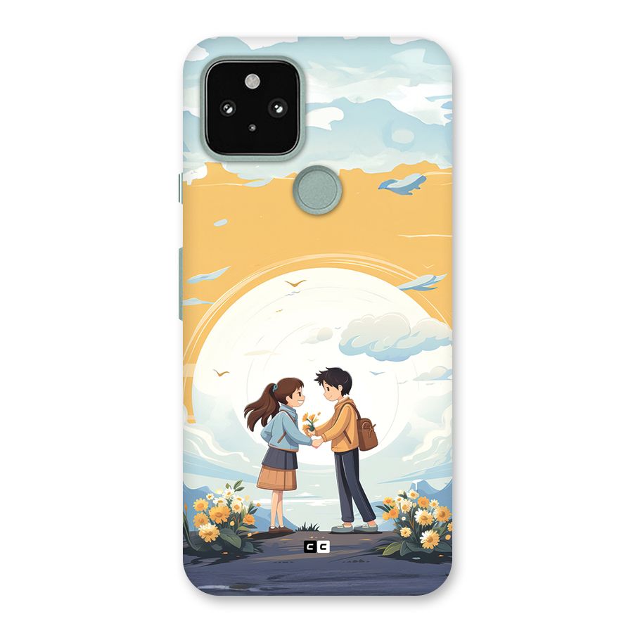 Teenage Anime Couple Back Case for Google Pixel 5