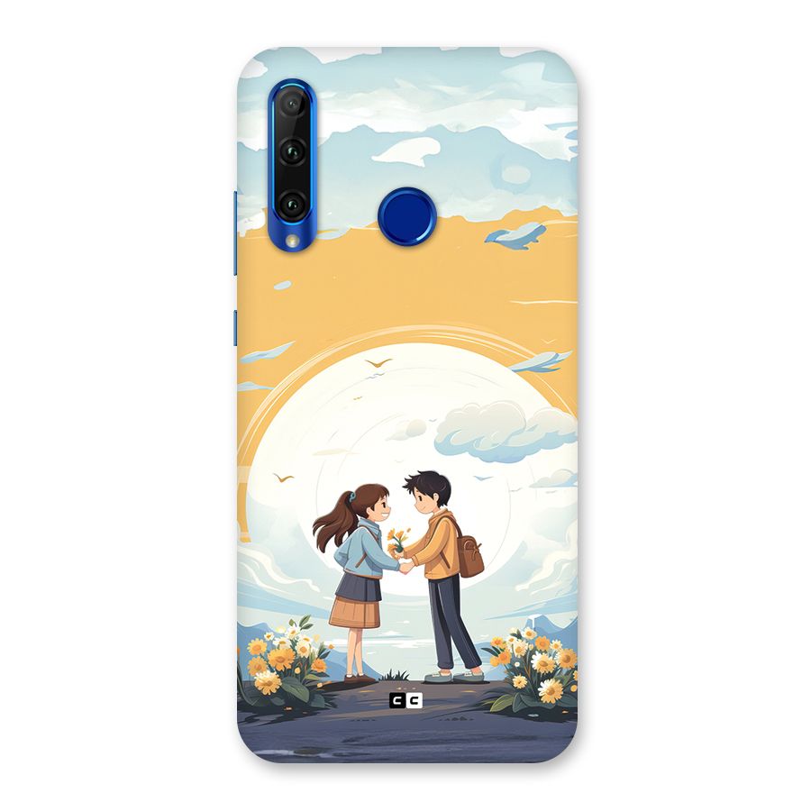 Teenage Anime Couple Back Case for Honor 20i