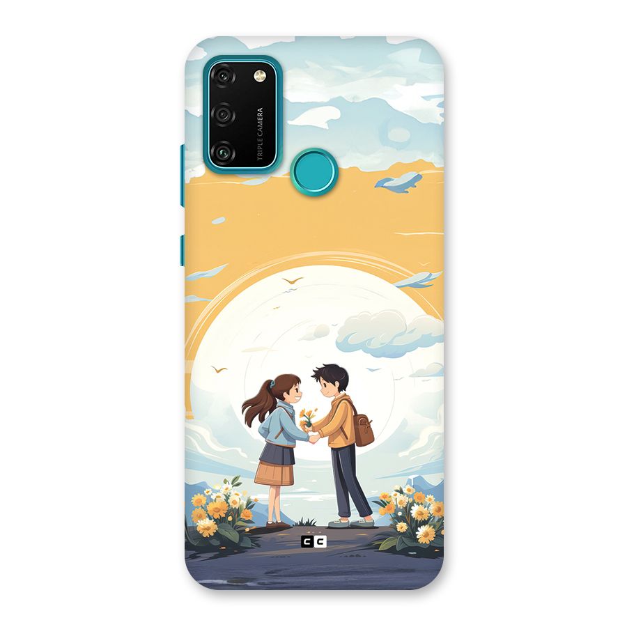 Teenage Anime Couple Back Case for Honor 9A