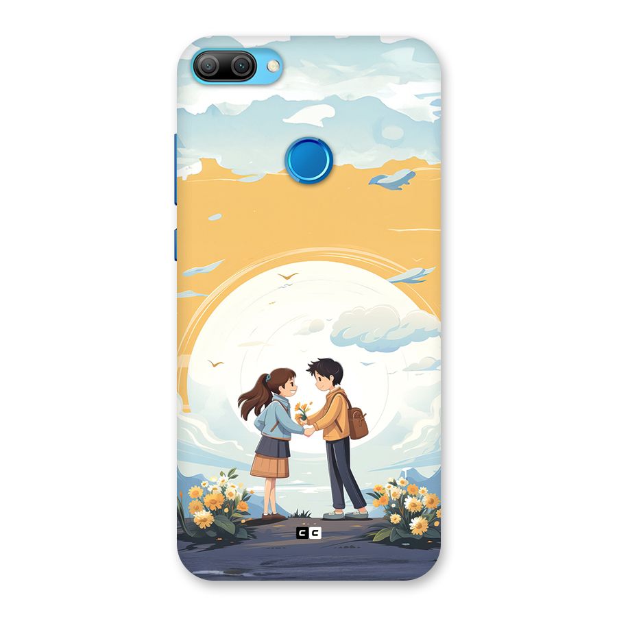 Teenage Anime Couple Back Case for Honor 9N