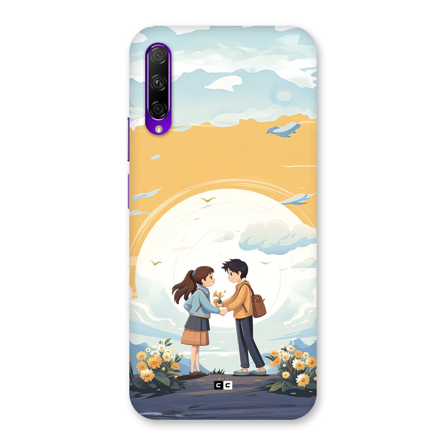 Teenage Anime Couple Back Case for Honor 9X Pro