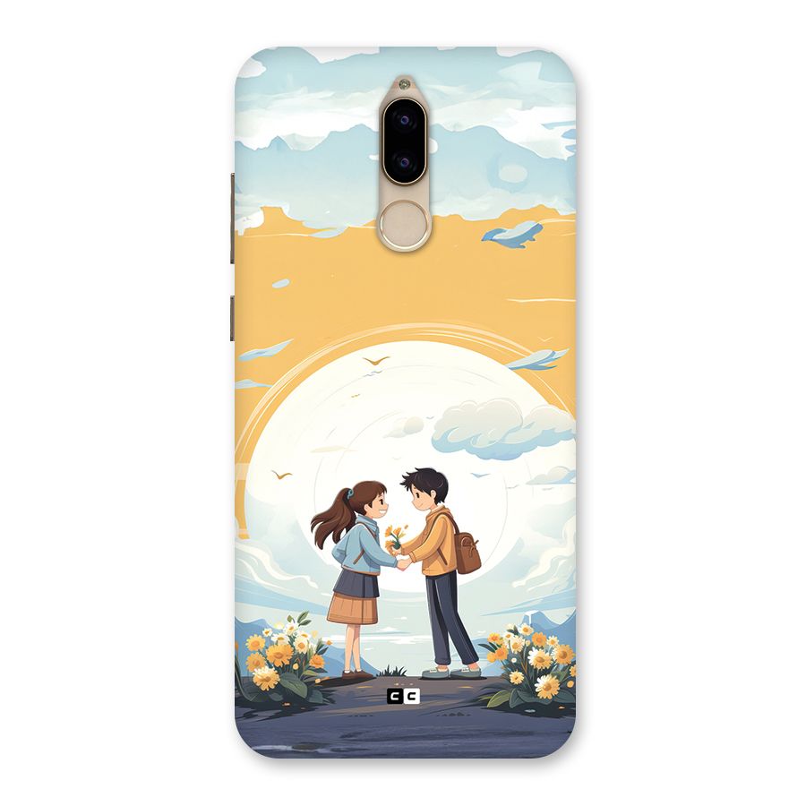 Teenage Anime Couple Back Case for Honor 9i
