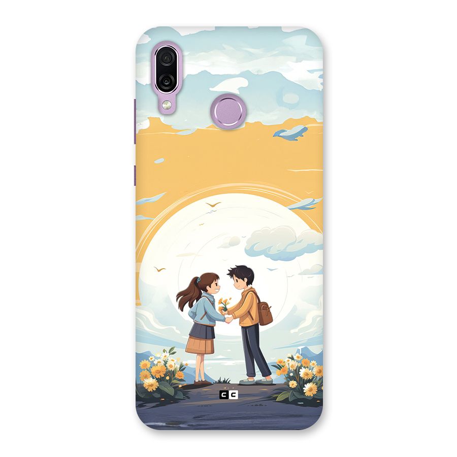 Teenage Anime Couple Back Case for Honor Play