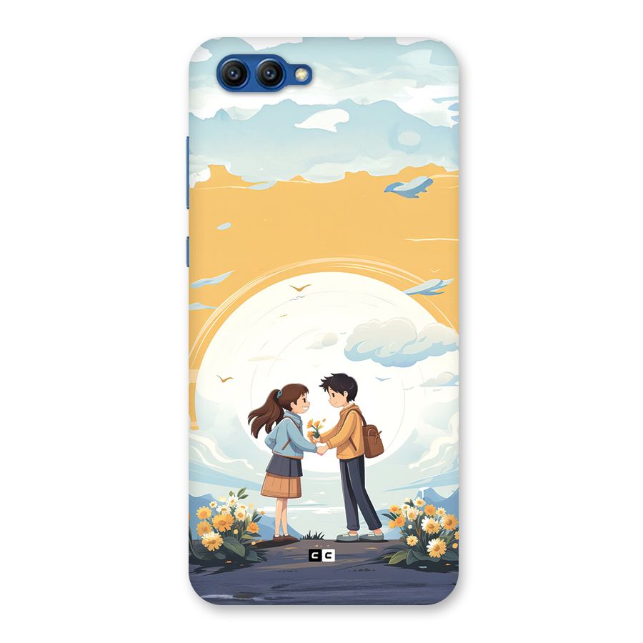Teenage Anime Couple Back Case for Honor View 10