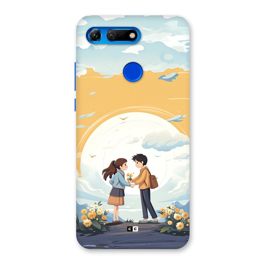 Teenage Anime Couple Back Case for Honor View 20