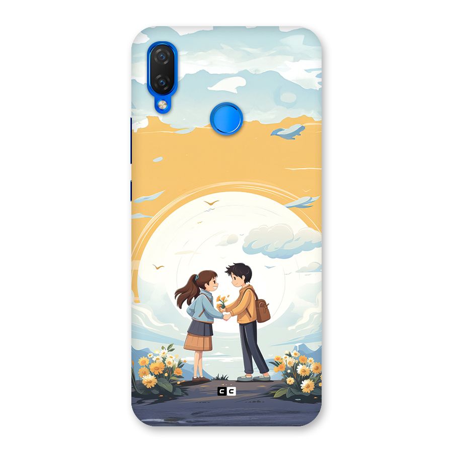 Teenage Anime Couple Back Case for Huawei P Smart Plus