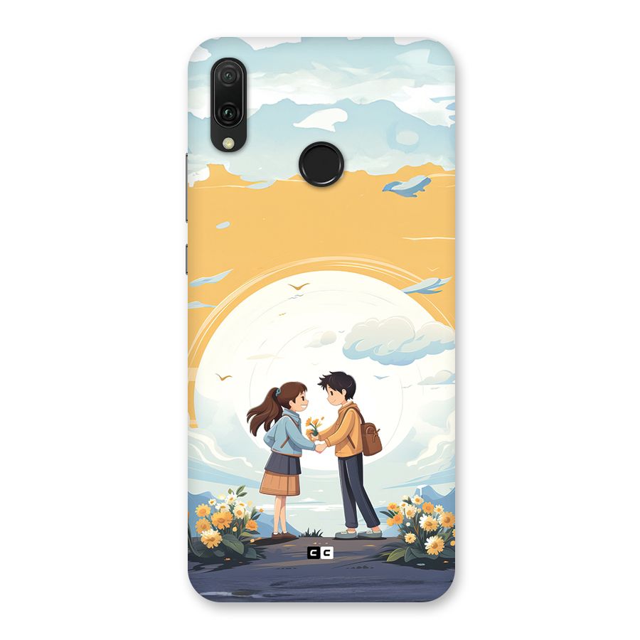 Teenage Anime Couple Back Case for Huawei Y9 (2019)