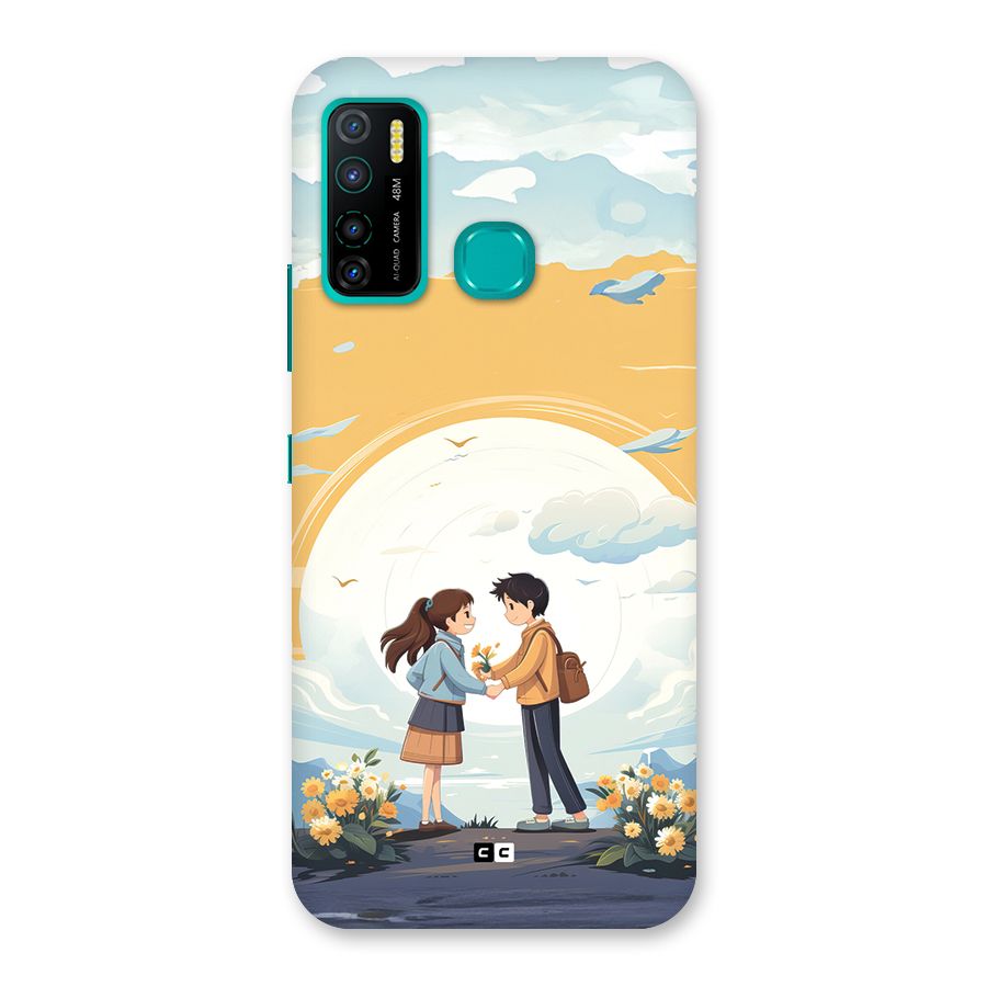 Teenage Anime Couple Back Case for Infinix Hot 9 Pro