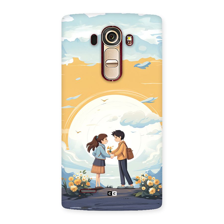 Teenage Anime Couple Back Case for LG G4