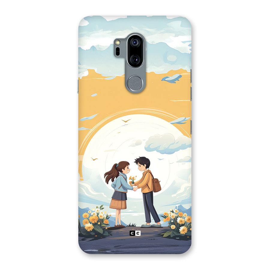 Teenage Anime Couple Back Case for LG G7