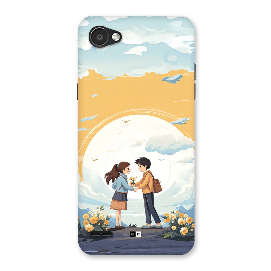 Teenage Anime Couple Back Case for LG Q6