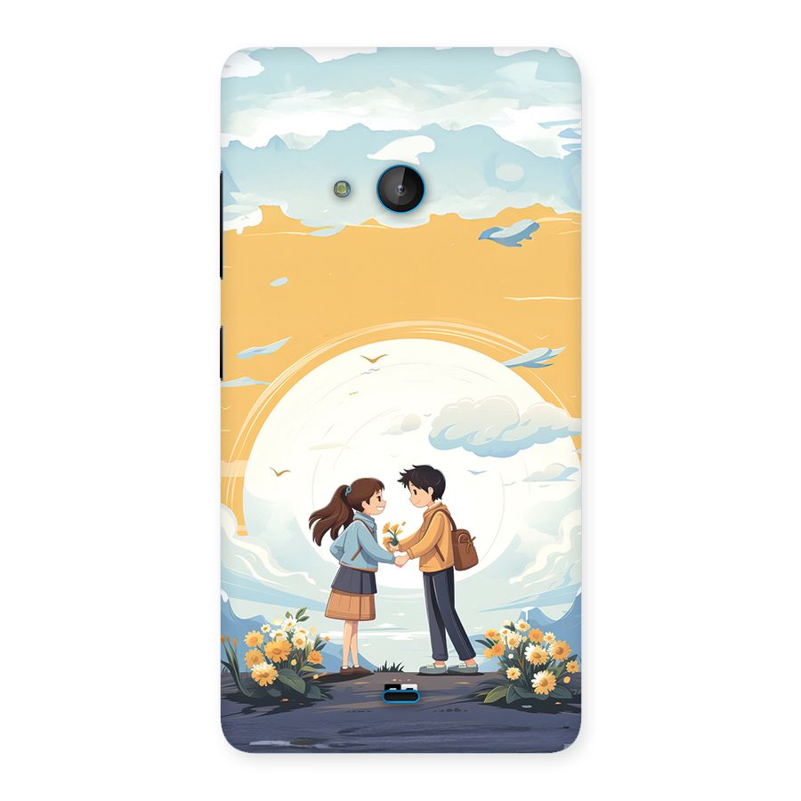 Teenage Anime Couple Back Case for Lumia 540