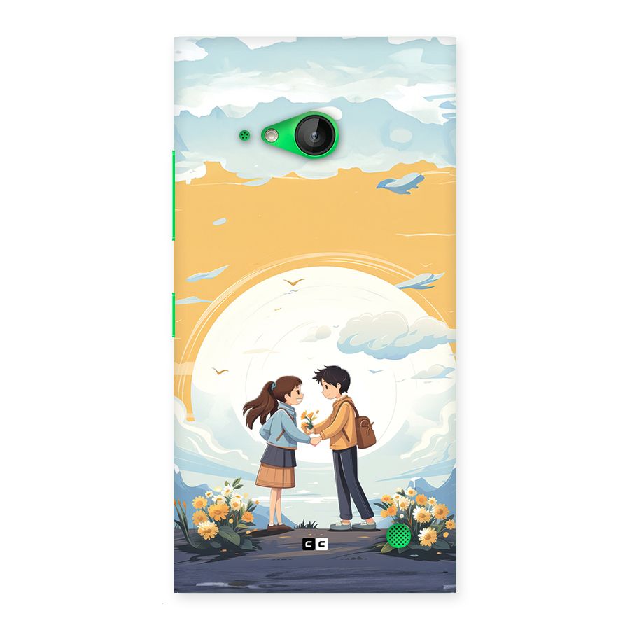 Teenage Anime Couple Back Case for Lumia 730