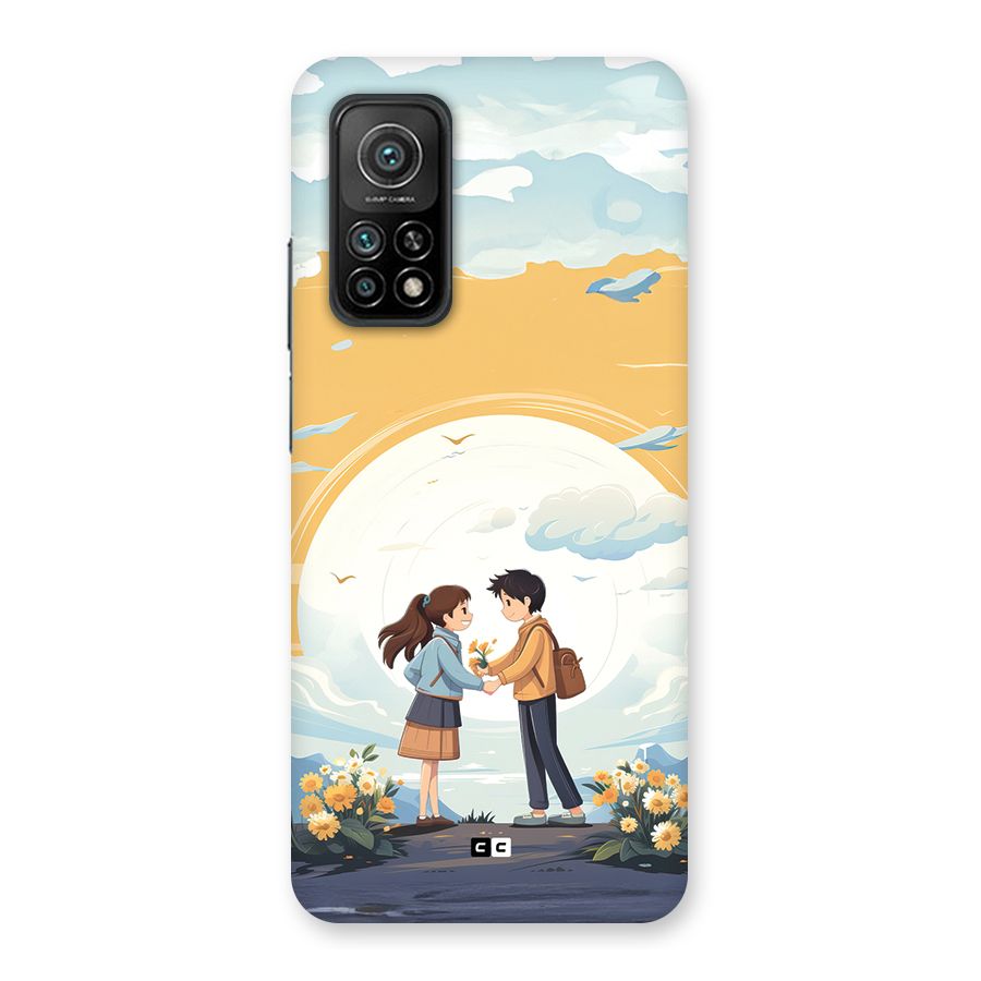 Teenage Anime Couple Back Case for Mi 10T 5G