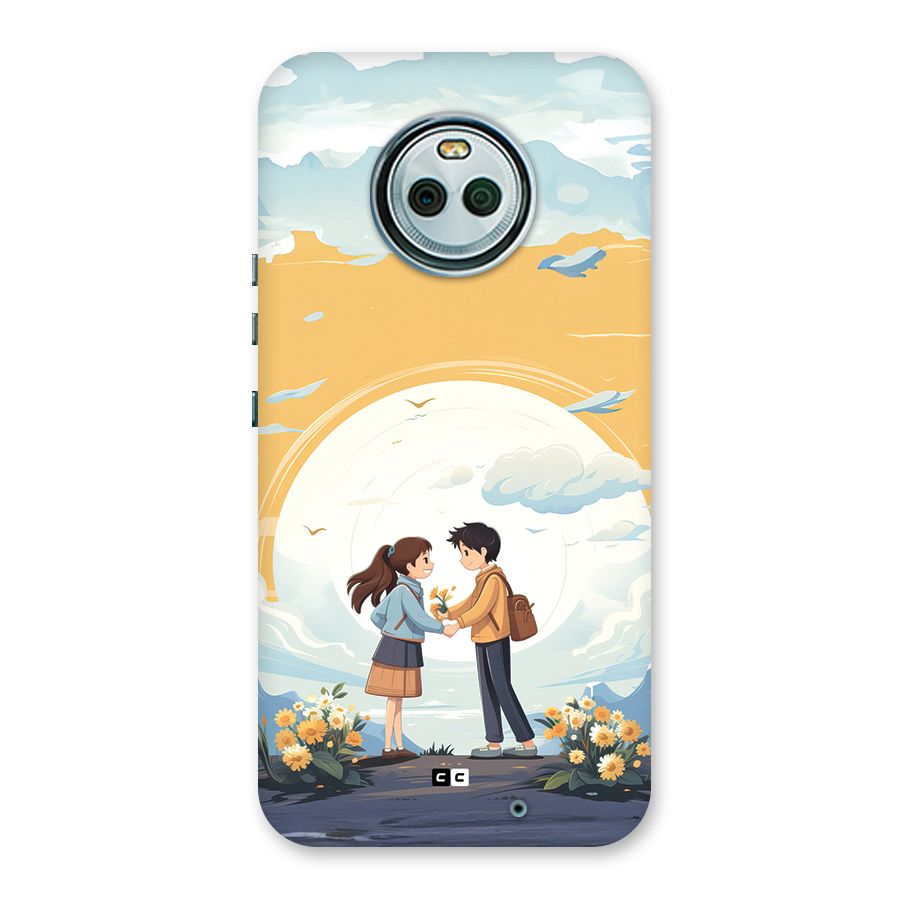 Teenage Anime Couple Back Case for Moto X4