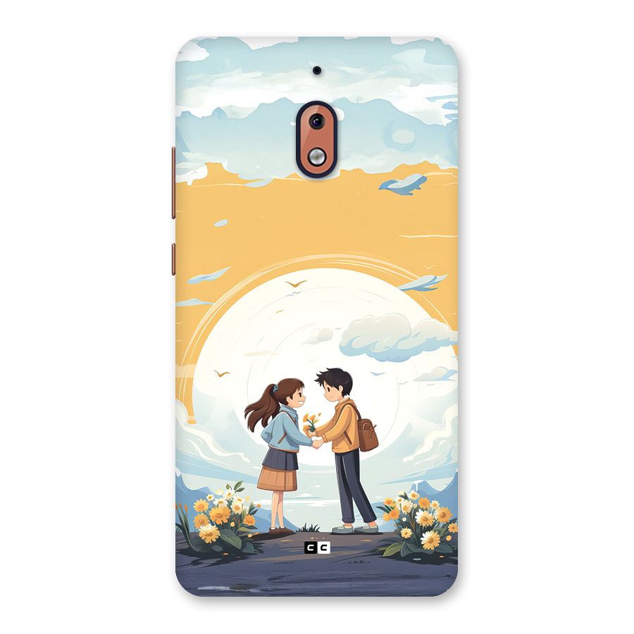 Teenage Anime Couple Back Case for Nokia 2.1