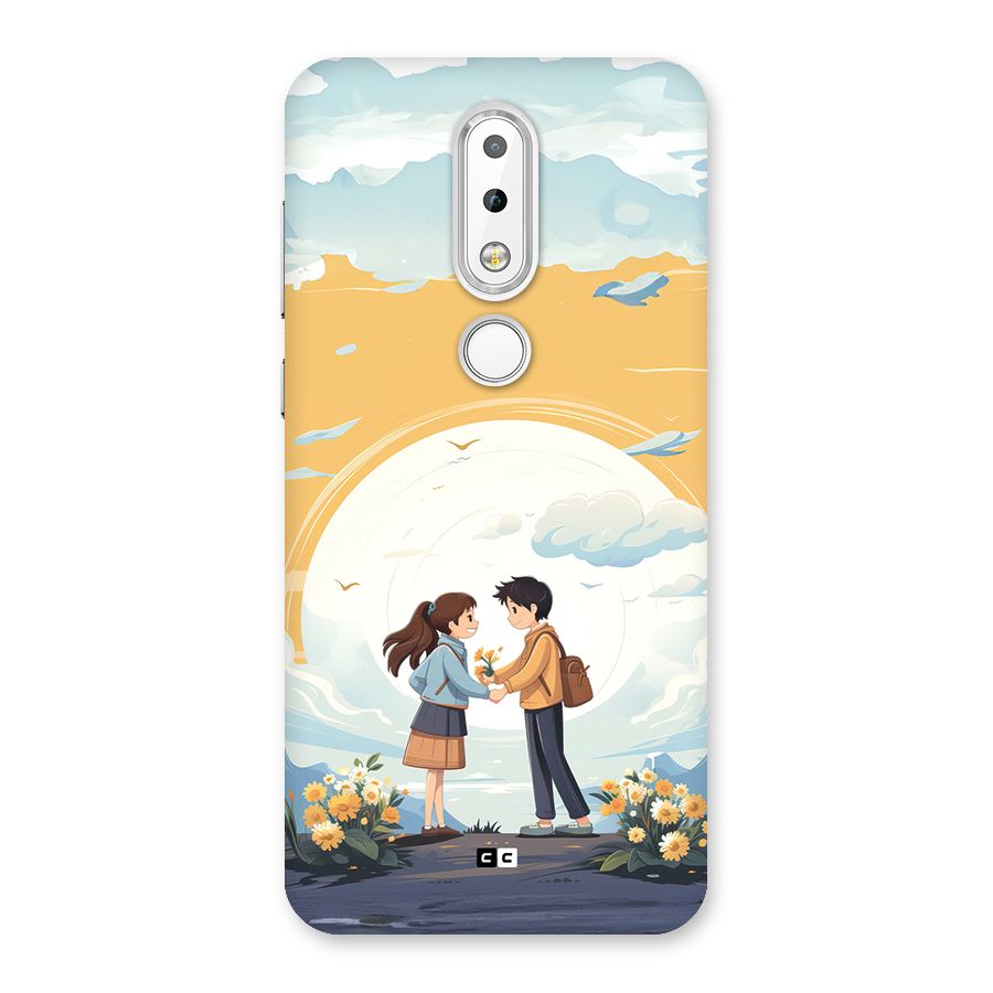 Teenage Anime Couple Back Case for Nokia 6.1 Plus