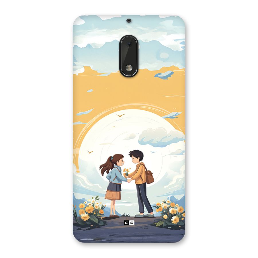Teenage Anime Couple Back Case for Nokia 6