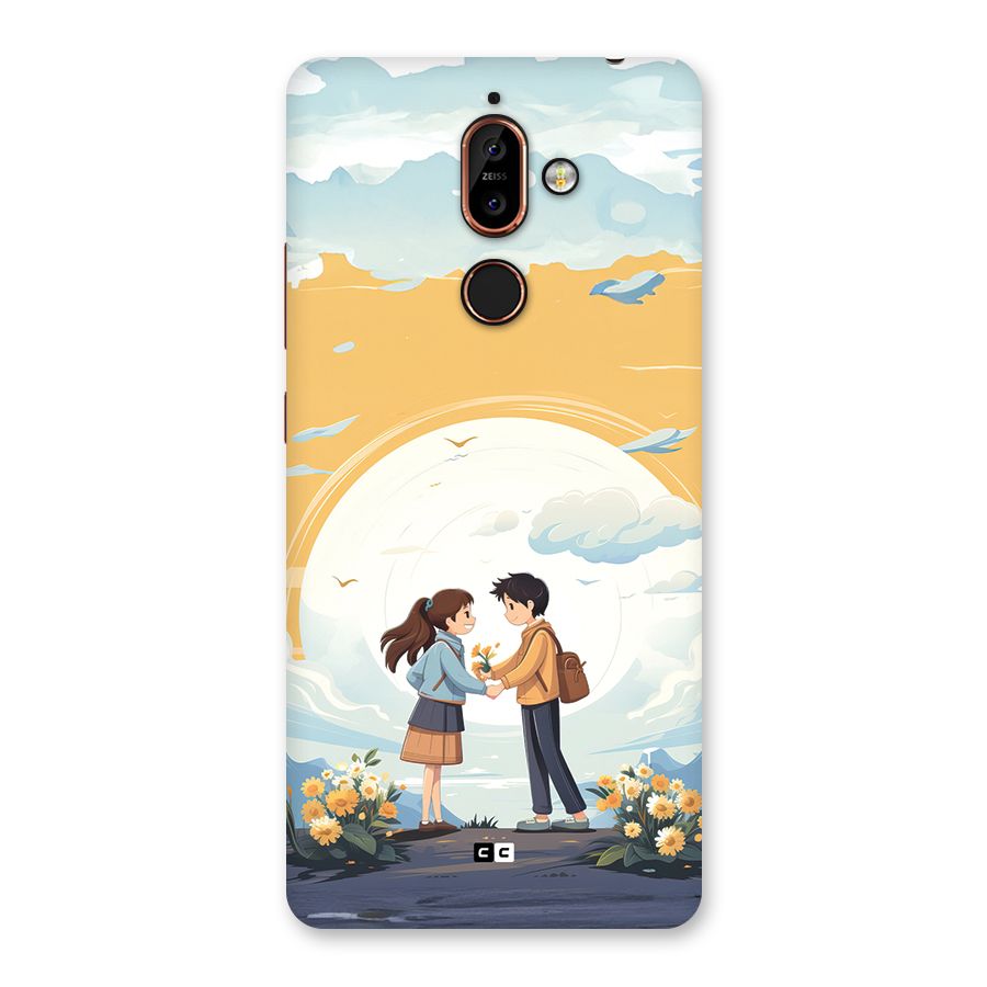 Teenage Anime Couple Back Case for Nokia 7 Plus