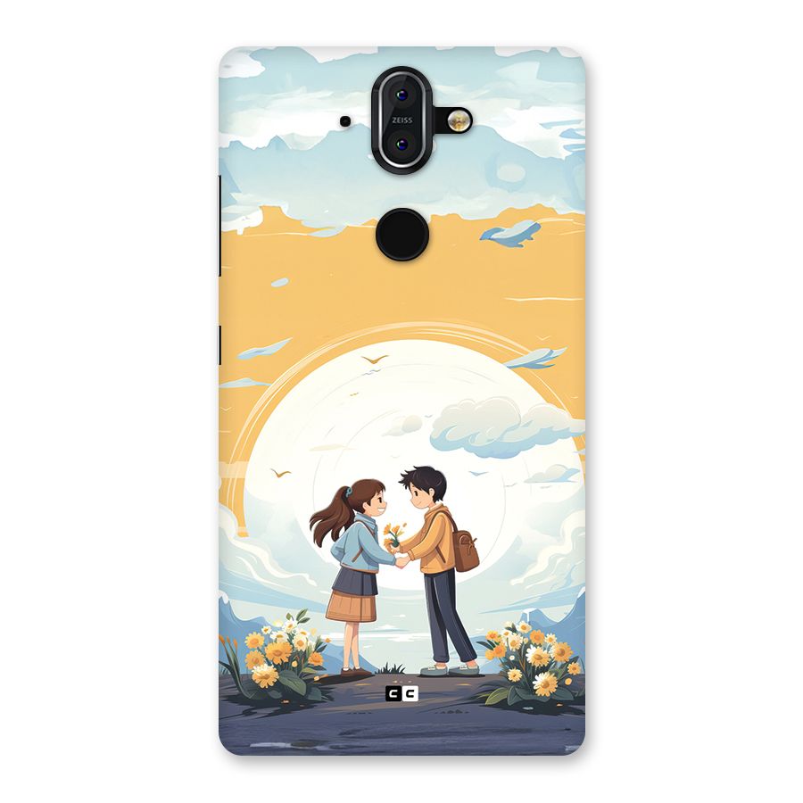 Teenage Anime Couple Back Case for Nokia 8 Sirocco