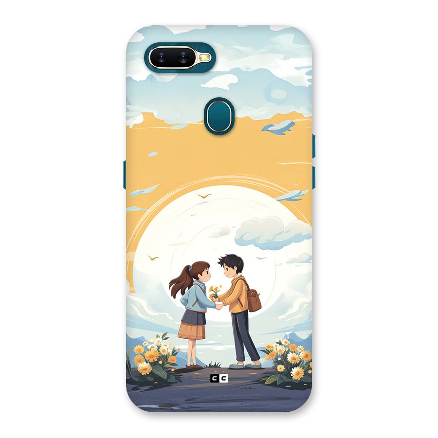 Teenage Anime Couple Back Case for Oppo A12s
