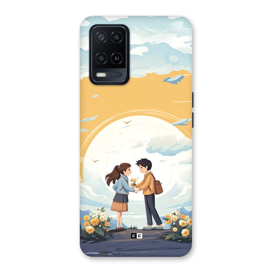 Teenage Anime Couple Back Case for Oppo A54