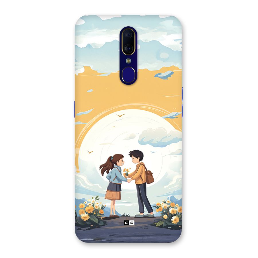 Teenage Anime Couple Back Case for Oppo A9