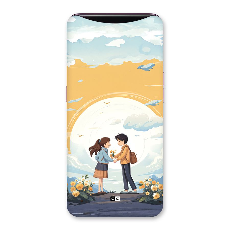 Teenage Anime Couple Back Case for Oppo Find X