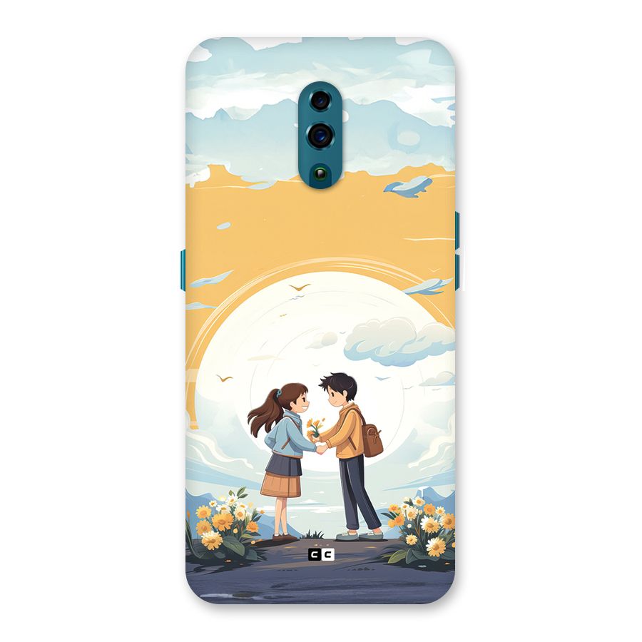 Teenage Anime Couple Back Case for Oppo Reno
