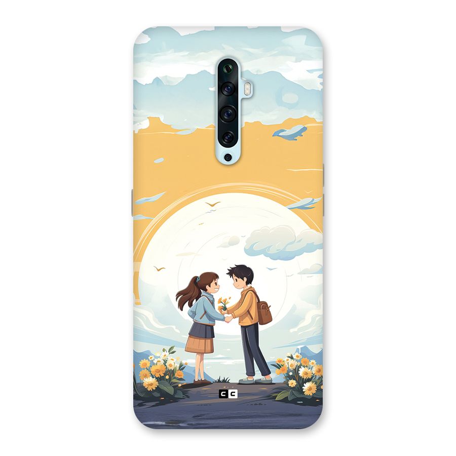 Teenage Anime Couple Back Case for Oppo Reno2 Z