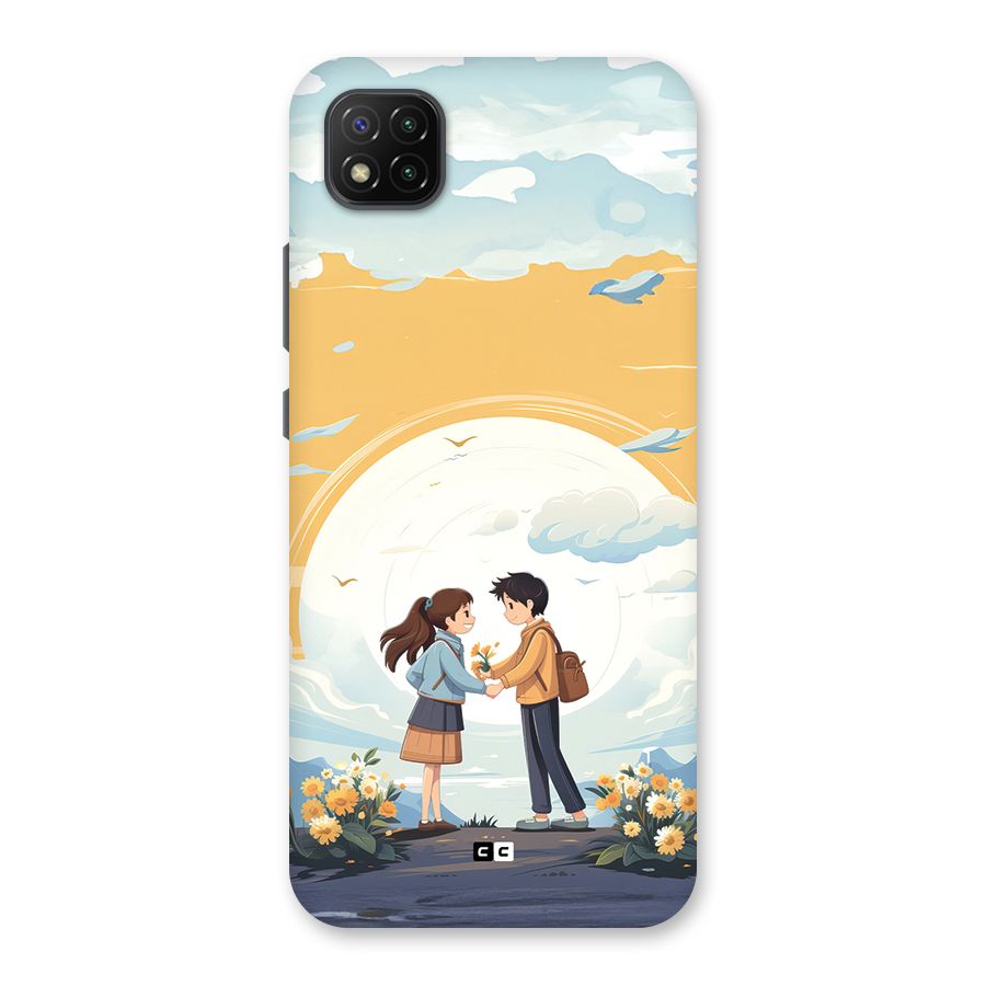 Teenage Anime Couple Back Case for Poco C3