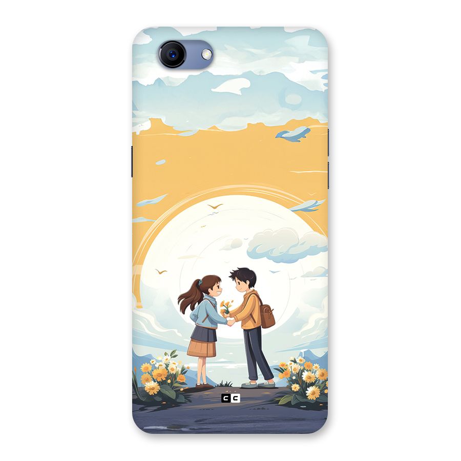 Teenage Anime Couple Back Case for Realme 1