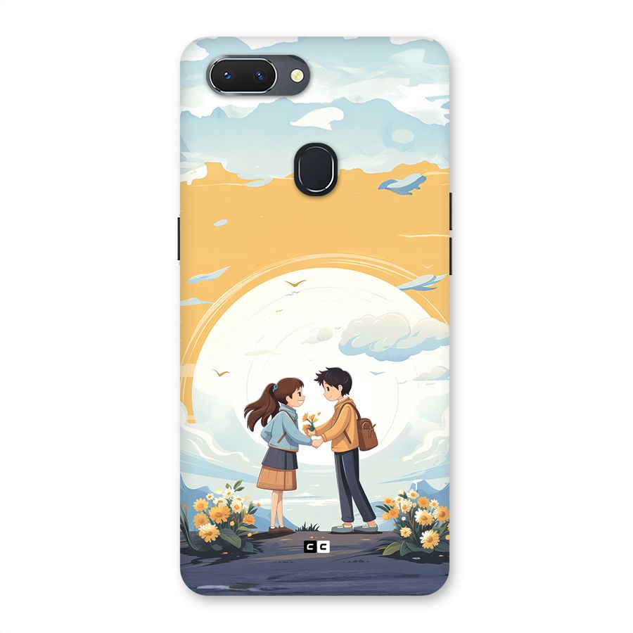 Teenage Anime Couple Back Case for Realme 2