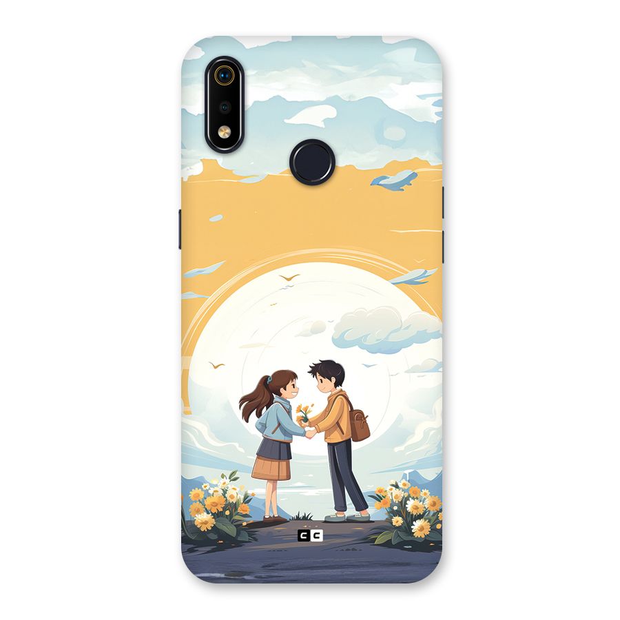 Teenage Anime Couple Back Case for Realme 3i
