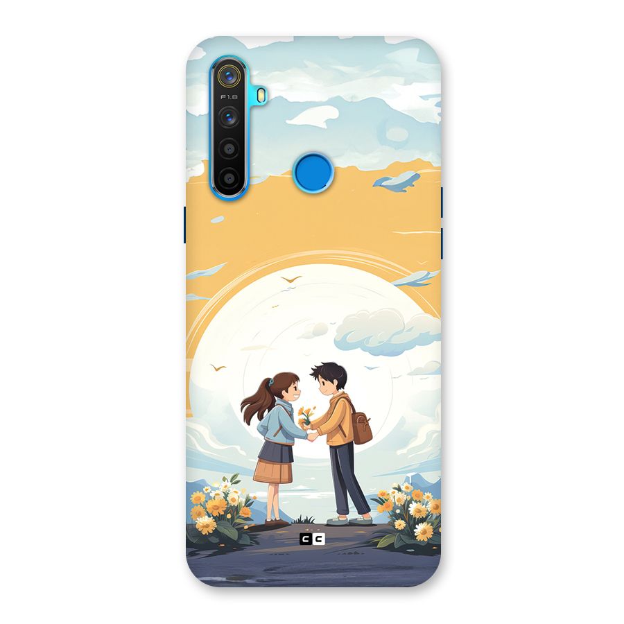 Teenage Anime Couple Back Case for Realme 5