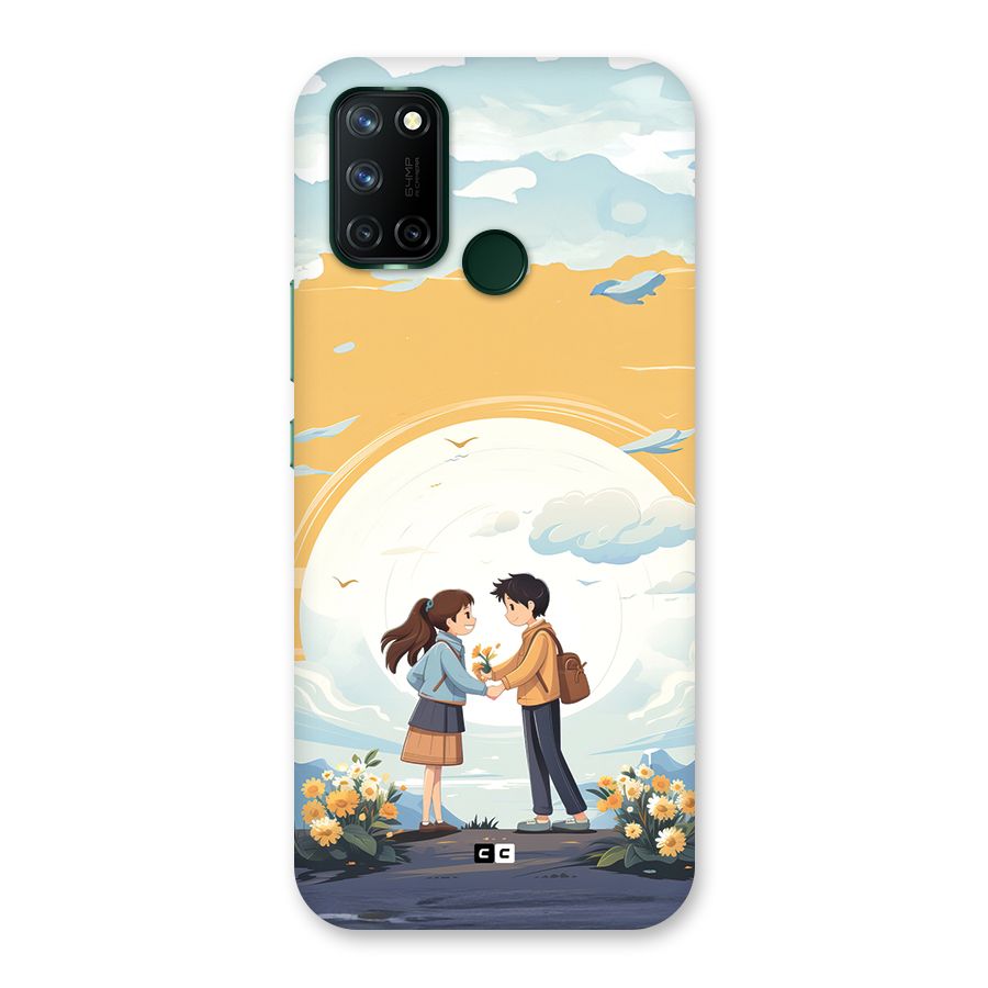 Teenage Anime Couple Back Case for Realme 7i