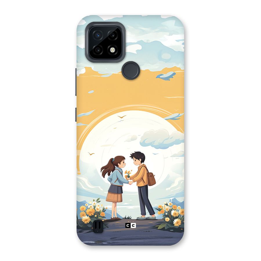 Teenage Anime Couple Back Case for Realme C21
