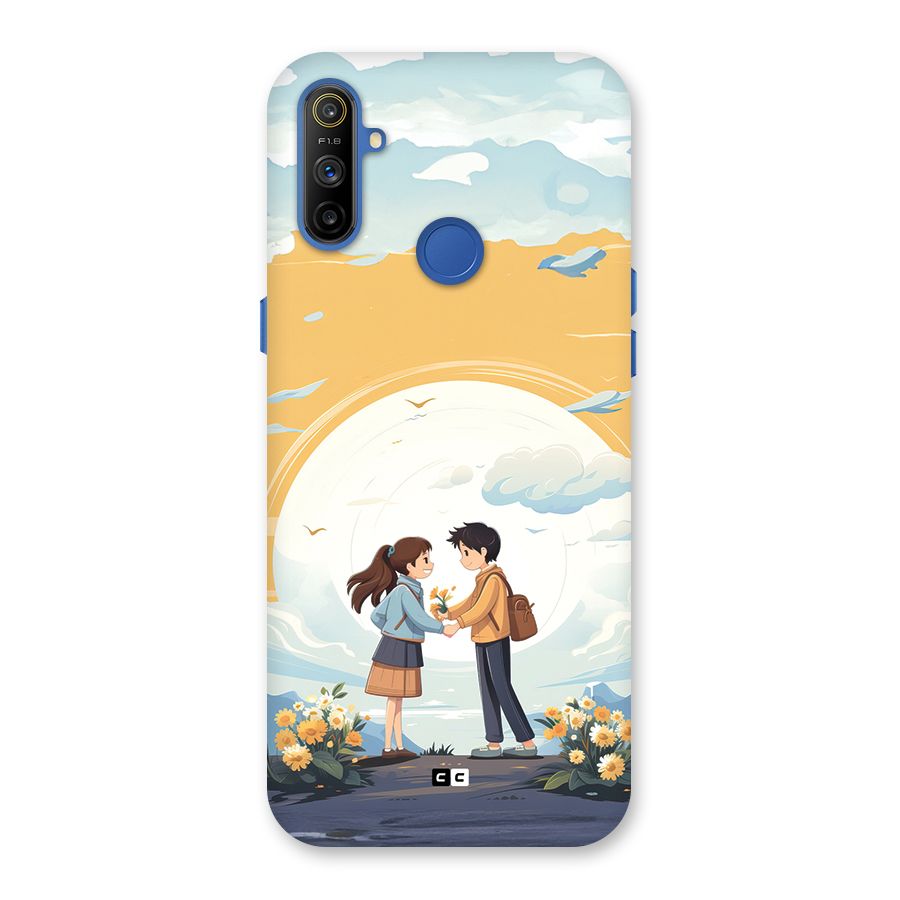 Teenage Anime Couple Back Case for Realme Narzo 10A