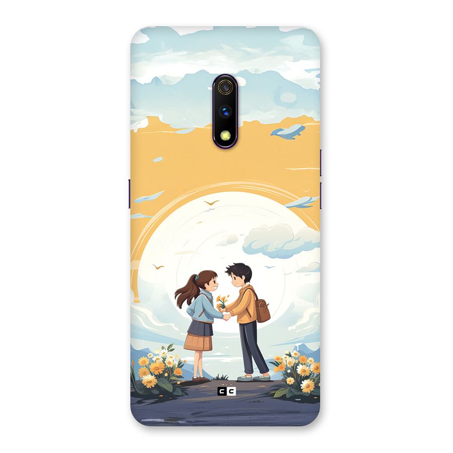 Teenage Anime Couple Back Case for Realme X