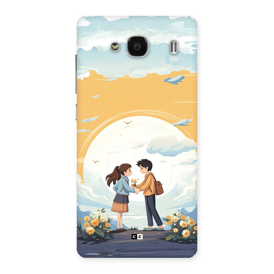 Teenage Anime Couple Back Case for Redmi 2