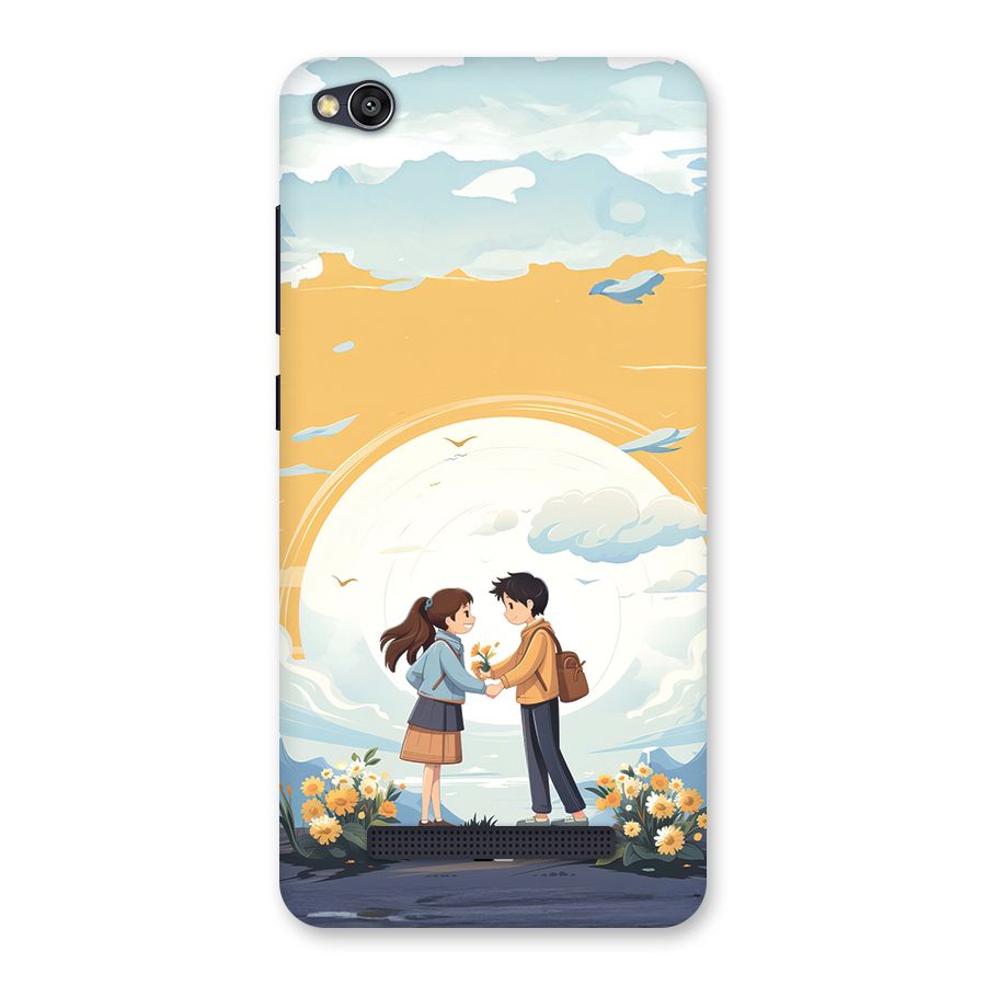 Teenage Anime Couple Back Case for Redmi 4A